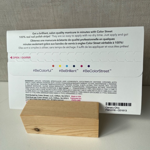 Canary Chic 💅✨ Color STREET NEW Sealed - Long Lasting Nail Polish Strips - Picture 7 of 7